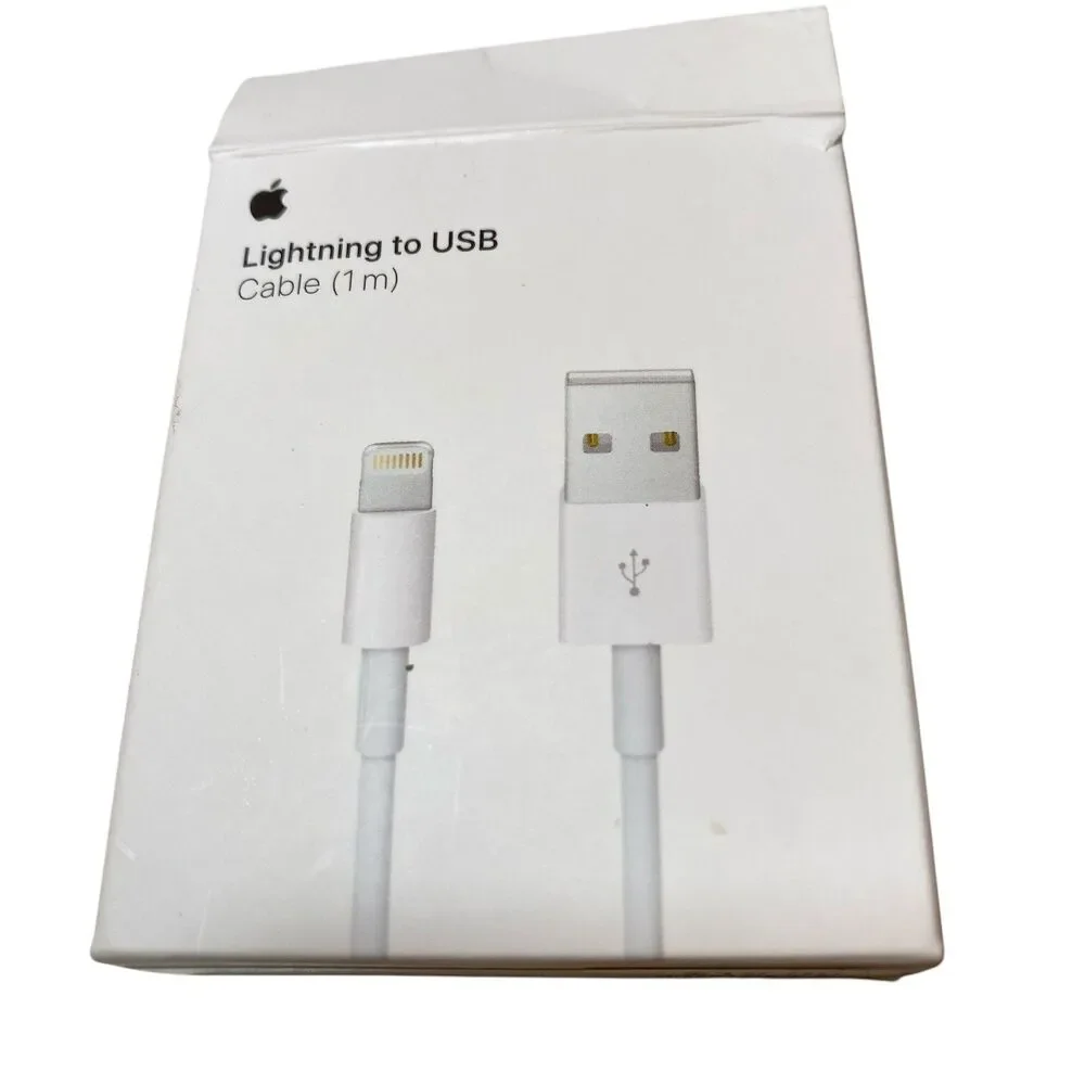 Lot Of 2 Genuine Apple 1m Lightning to USB Charging Cable ME291AM/A BRAND NEW